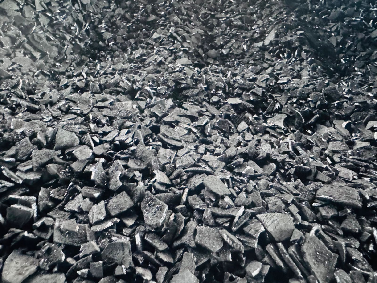 Crush charcoal