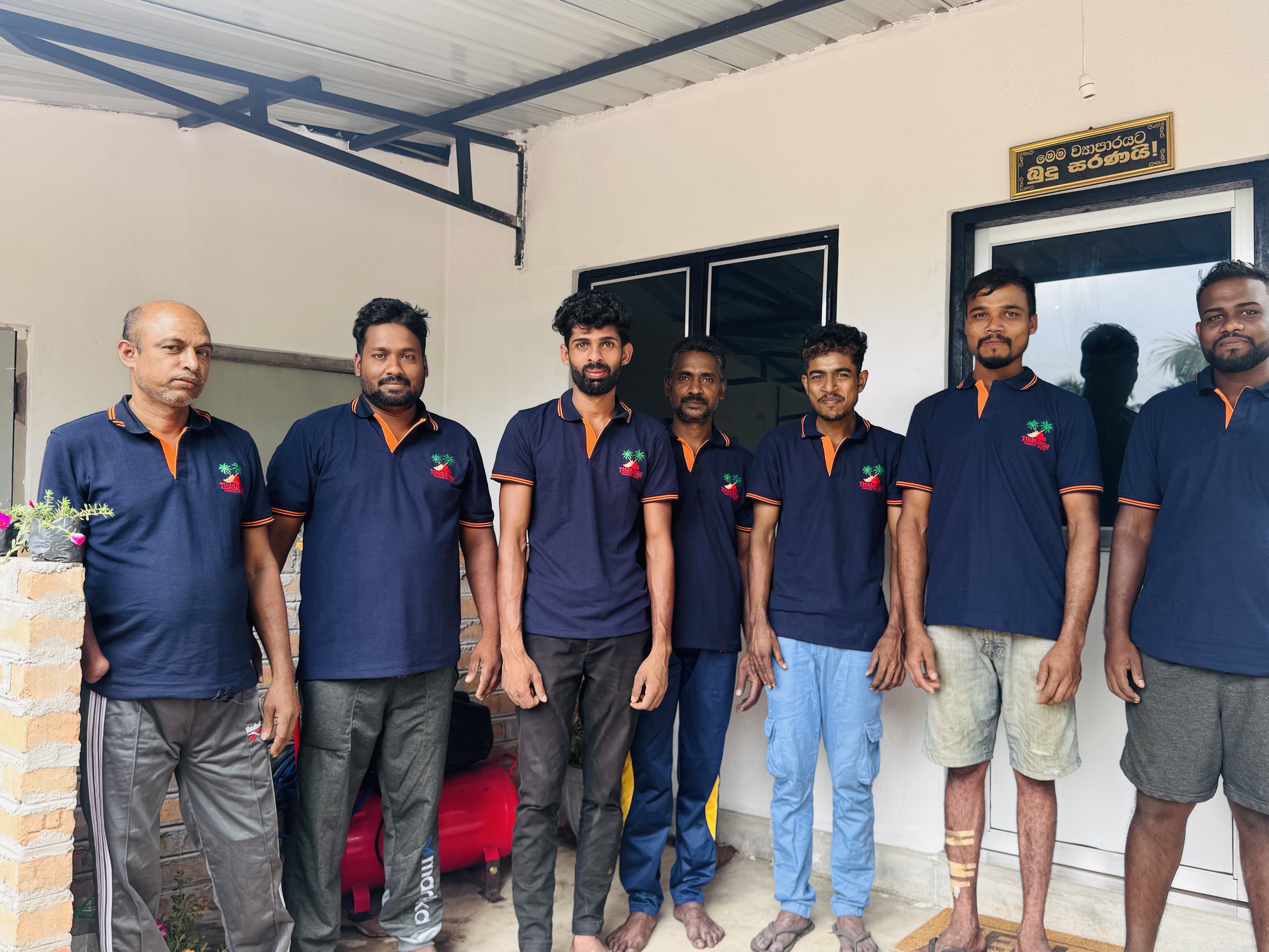 Our team at work